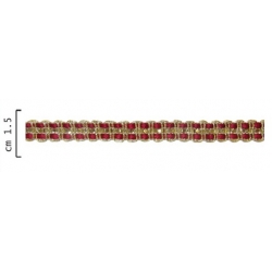 PASSAMANERIA LUREX ART.1683  CM.1,5 - PEZZA 18 MT
