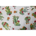 TESSUTO SAMUEL STAMPATO -  COTONE/ POLIESTERE -  ALTEZZA  CM.280
