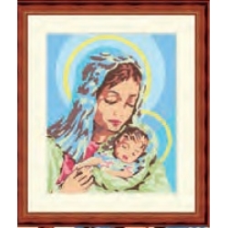 KIT COTONE LANATO - MOTIVI RELIGIOSI - CM. 13x15 - PZ.2