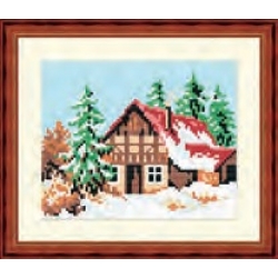KIT COTONE LANATO - MOTIVI PAESAGGI - CM. 13x15 - PZ.2