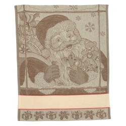 STROFINACCIO SANTA CLAUS CON FASCIA TELA AIDA CM.50x70