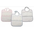 BAVAGLINO CON ELASTICO CM.24x 28,5 -  CONF. 3 PEZZI