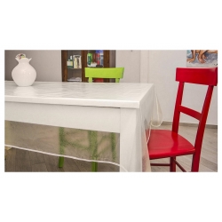TOVAGLIATO PLASTICA TRASPARENTE GLITTERATO - CM.140