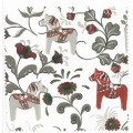 TESSUTO MISTO LINO FIORI E CAVALLI CM.150
