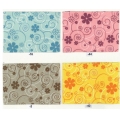 PANNO LENCI STAMPATO FIORI CM.90 - 100% POLIESTERE