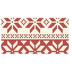 PANNO LENCI STAMPATO NORDIC - CM.90 - 100% POLIESTERE