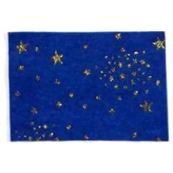 PANNO LENCI STAMPATO STELLINE  CM.90 - 100% POLIESTERE