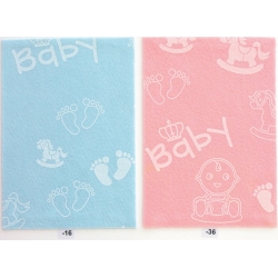PANNO LENCI STAMPATO BABY CM.90 - 100% POLIESTERE