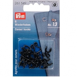 PRYM  GANCI PER CORSETTERIA N.13 - 6 COPPIE