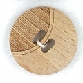 BOTTONI IN LEGNO 2 BUCHI - CM. 2,8 - CONFEZIONE x12 PEZZI