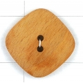 BOTTONI IN LEGNO 2 BUCHI - CM. 4,5 - CONFEZIONE x12 PEZZI