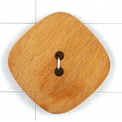 BOTTONI IN LEGNO 2 BUCHI - CM. 4,5 - CONFEZIONE x12 PEZZI