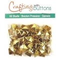 BORCHIE METALLO PER ABITI, ACCESSORI E CALZATURE PIRAMIDE - MM/9 PEZZI 80