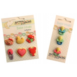 BOTTONI DECOR - BABY - CONFEZIONE 36 PEZZI - ASSORTITI