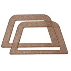 COPPIA MANICI PER BORSE PLEXIGLASS ECONOMICI CM. 17x10,5