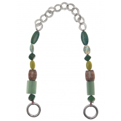 MANICO PER BORSE CON PERLE E CATENA - CM.60