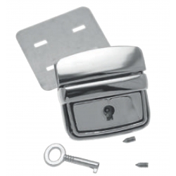 SERRATURA PER BORSE CM. 4,3x 4,2 - CONF. x2 PEZZI - ARGENTO
