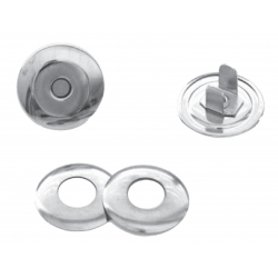 CHIUSURA MAGNETICA PER BORSE AUTOCENTRANTE CON DOPPIO MAGNETE