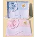 LENZUOLINO CULLA IN BATISTA COLORATO SET 3PZ.