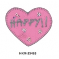 THERMOADESIVO CUORE HAPPY - CONFEZIONE 6 PEZZI
