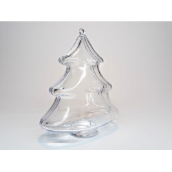 ALBERO NATALE PLEXIGLASS - CM.10 - APRIBILE IN 2 META' - CONF. 20 PEZZI