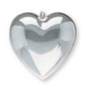 CUORE PLEXIGLASS APRIBILE IN 2 META' - CM.10 - CONFEZIONE 20 PEZZI