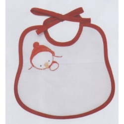 BAVETTA NATALE STAFIL DA RICAMARE CM. 18x19 CONFEZ. 3 PEZZI