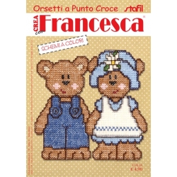 RIVISTA LE IDEE DI FRANCESCA - ORSETTI A PUNTO CROCE - 5 COPIE+2 OMAGGIO