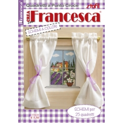 RIVISTA LE IDEE DI FRANCESCA - QUADRETTI A PUNTO CROCE - 5 COPIE+2 OMAGGIO