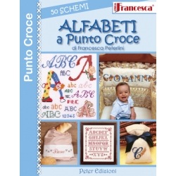 RVISTA CON 50 SCHEMI - ALFABETI A PUNTO CROCE