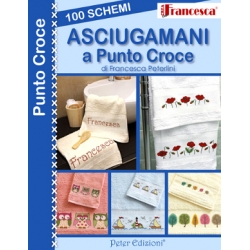 RIVISTA  CON 100 SCHEMI - ASCIUGAMANI A PUNTO CROCE