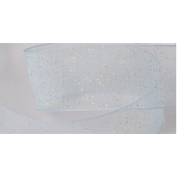 NASTRO ORGANZA GLITTERATO - MM/3 - ROCCHETTO DA MT. 50