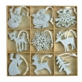DECORAZIONI DA APPENDERE - ALTEZZA CM.6 - CONF. 72 PZ. ASSOR.