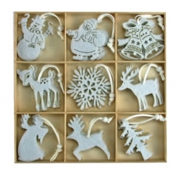 DECORAZIONI DA APPENDERE - ALTEZZA CM.6 - CONF. 72 PZ. ASSOR.