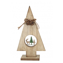 ALBERO IN LEGNO - CM.17x 9 - CONFEZIONE 6 PEZZI