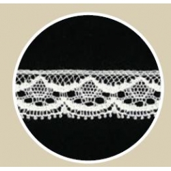 PIZZO VALENCIENNE FRANCESE 12MM - COTONE 100%