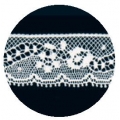 PIZZO VALENCIENNE FRANCESE 20MM - COTONE 100%