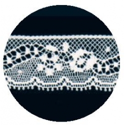 PIZZO VALENCIENNE FRANCESE 20MM - COTONE 100%