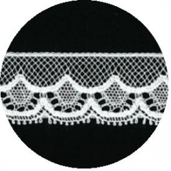 PIZZO VALENCIENNE FRANCESE 20MM - COTONE 100%