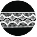 PIZZO VALENCIENNE TRAMEZZO FRANCESE 20MM - COTONE 100%