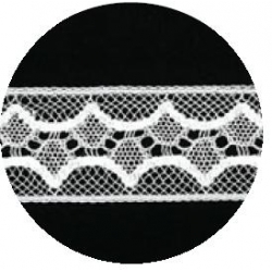 PIZZO VALENCIENNE TRAMEZZO FRANCESE 20MM - COTONE 100%