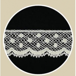PIZZO VALENCIENNE FRANCESE 18MM - COTONE 100%