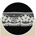PIZZO VALENCIENNE FRANCESE 20MM - COTONE 100%