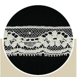 PIZZO VALENCIENNE FRANCESE 20MM - COTONE 100%