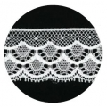 PIZZO VALENCIENNE FRANCESE 26MM - COTONE 100%