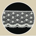 PIZZO VALENCIENNE FRANCESE 28MM - COTONE 100%