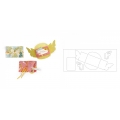 FUSTELLA  PER FELTRO-CARTONCINO-MOOSGUMMI-TESSUTO  SX 659249
