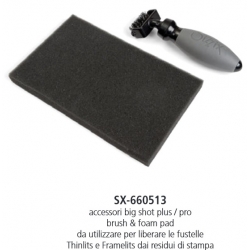 BRUSH & FOAM PAD - ACCESSORIO PER BIG SHOT