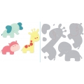 FUSTELLA PER FELTRO-CARTONCINO-MOOSGUMMI-TESSUTO  SX 663598