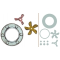 FUSTELLA PER FELTRO-CARTONCINO-MOOSGUMMI-TESSUTO  SX 664185